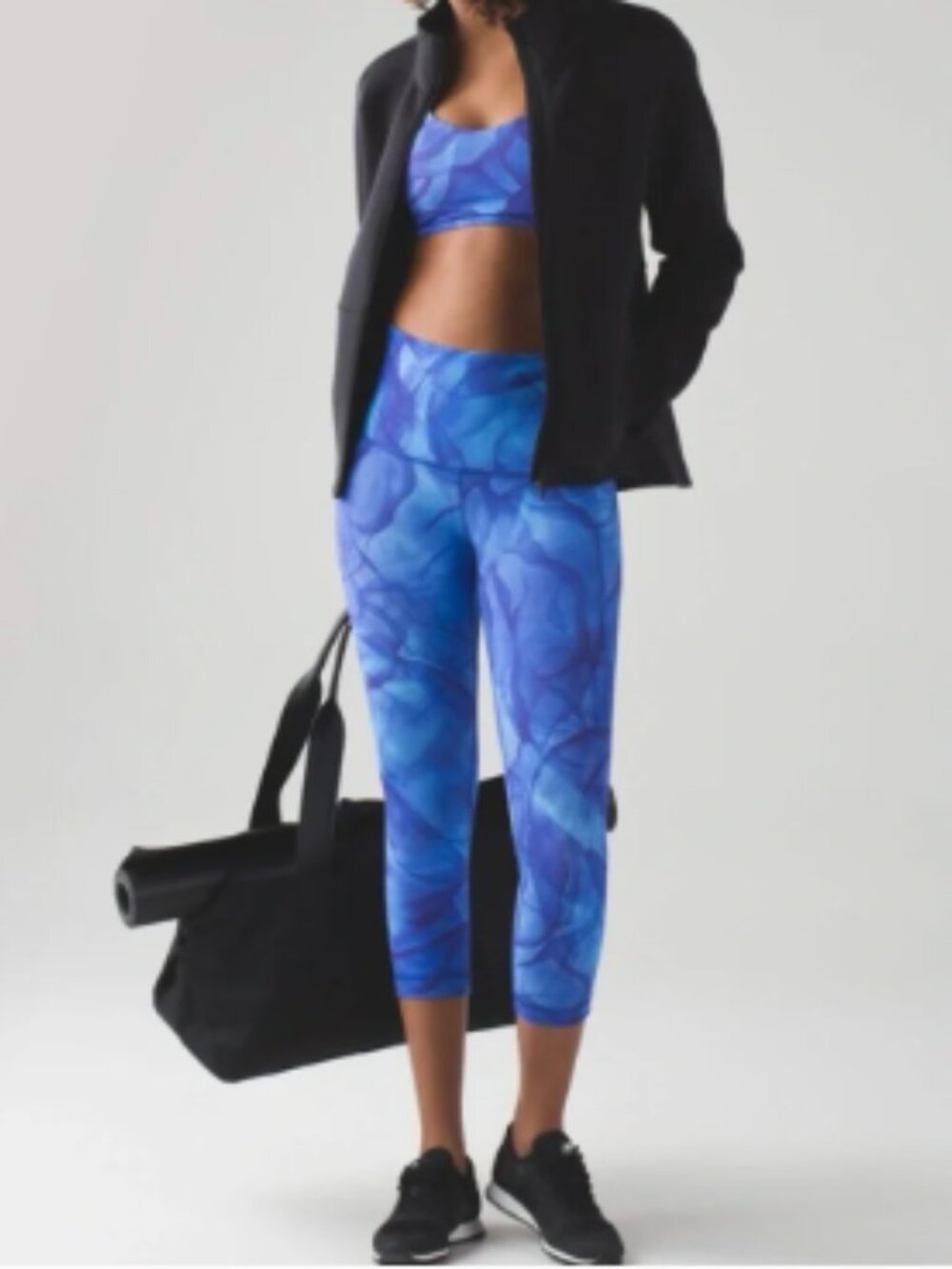 Excellent used condition lululemon size 12 Wunder Crop 21"
